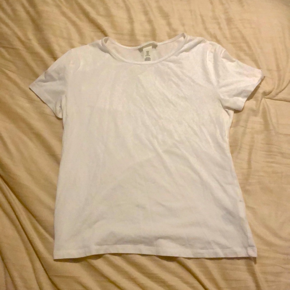 White cotton t-shirt
